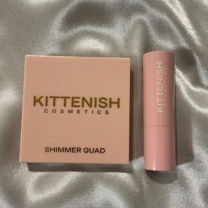 Kittenish Cosmetics duo lipstick and eyeshadow lot